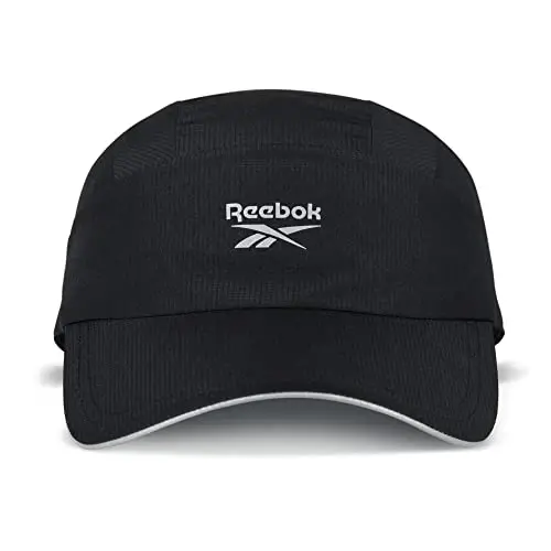 Reebok Running Hat | Performance | Athletic | Lightweight | Quick Drying | Sun Protection | Reflective | Recycled Materials - 1