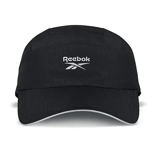 Reebok Running Hat | Performance | Athletic | Lightweight | Quick Drying | Sun Protection | Reflective | Recycled Materials 