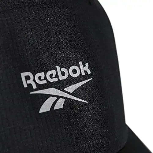 Reebok Running Hat | Performance | Athletic | Lightweight | Quick Drying | Sun Protection | Reflective | Recycled Materials - 5