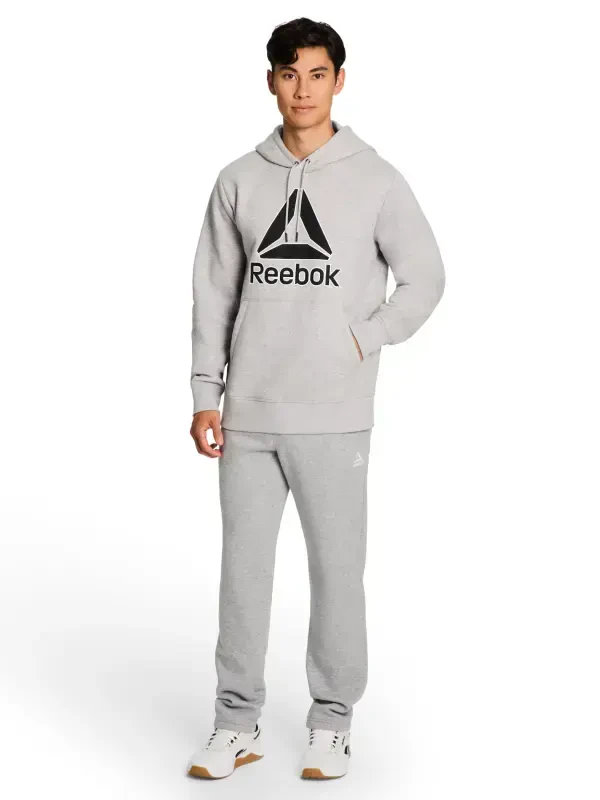 Reebok Men's and Big Men's Delta Logo Fleece Hoodie Sweatshirt, Sizes S-3XL - 9