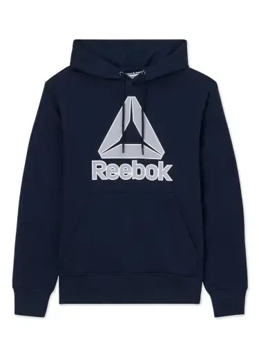 Reebok Men's and Big Men's Delta Logo Fleece Hoodie Sweatshirt, Sizes S-3XL - 10