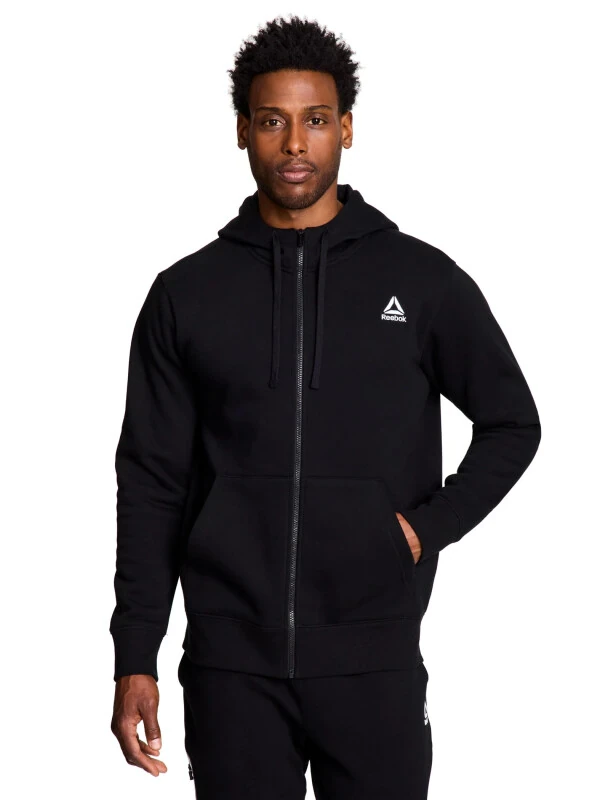 Reebok Mens and Big Mens Game Day Full Zip Hoodie, до размера 3XL - 1