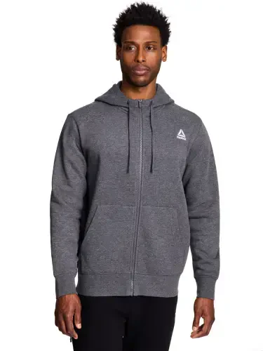 Reebok Mens and Big Mens Game Day Full Zip Hoodie, up to Sizes 3XL - 1