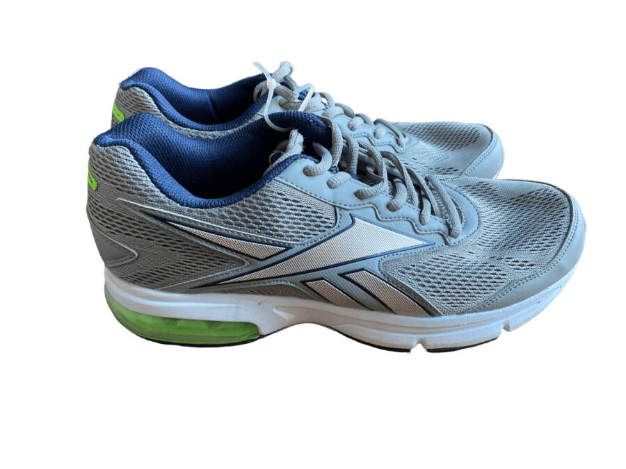 Reebok Men's Fuseride Run Training Walking Sneaker Shoes, Gray/Blue, Size 10.5 M - 2