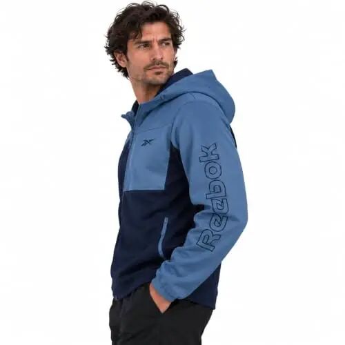 Reebok Mens Lightweight Fleece-Lined Softshell Jacket, Wind Resistant Hood | Wind and Water Resistant Shell for Daily Commutes or Travel, Streamlined Athletic Cut, Protective Collar for Chilly Mornings - Reebok (1)
