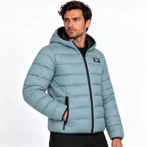 Reebok Mens Puffer Jacket Lightweight Hooded and Packable, Plus Size 2X-5X | Lightweight Soft-Touch Insulation with a Wind- and Water-Resistant Quilted Nylon Shell, Bound Hood and Zippered Pockets - Reebok (1)