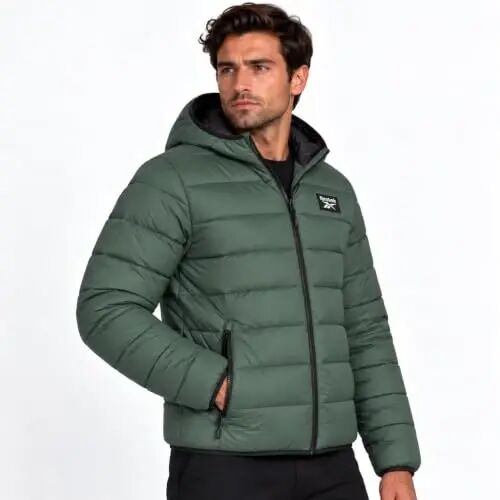 Reebok Mens Puffer Jacket Lightweight Hooded and Packable, Plus Size 2X-5X | Lightweight Soft-Touch Insulation with a Wind- and Water-Resistant Quilted Nylon Shell, Bound Hood and Zippered Pockets - Reebok (1)