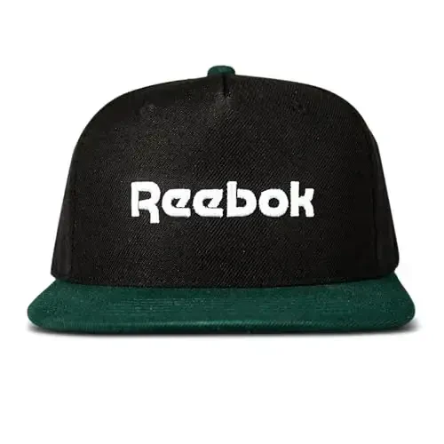 Reebok Originals Hat | Snapback | Adjustable | Flat Brim | Classic | Baseball Cap | Athletic Styling | Acrylic - 1