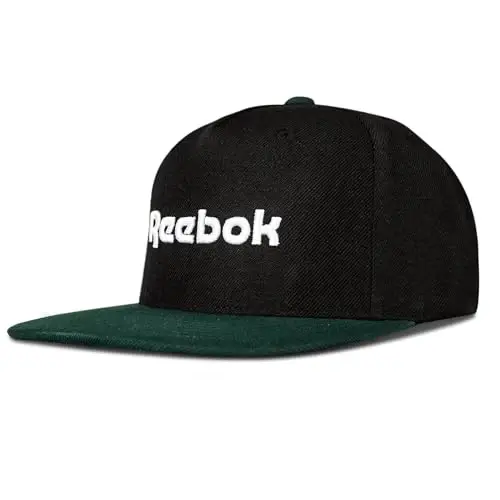 Reebok Originals Hat | Snapback | Adjustable | Flat Brim | Classic | Baseball Cap | Athletic Styling | Acrylic - 4