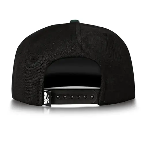 Reebok Originals Hat | Snapback | Adjustable | Flat Brim | Classic | Baseball Cap | Athletic Styling | Acrylic - 3
