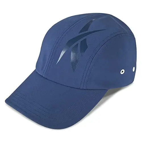 Reebok Running Hat | Performance | Athletic | Lightweight | Quick Drying | Sun Protection | Reflective | Recycled Materials - 5