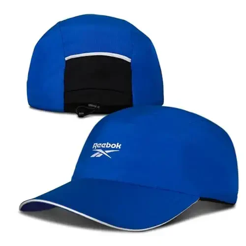 Reebok Running Hat | Performance | Athletic | Lightweight | Quick Drying | Sun Protection | Reflective | Recycled Materials - 6