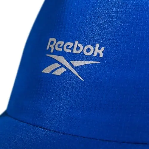 Reebok Running Hat | Performance | Athletic | Lightweight | Quick Drying | Sun Protection | Reflective | Recycled Materials - 3