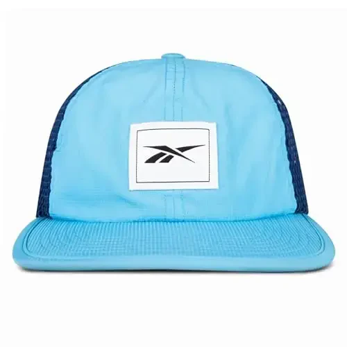 Reebok Running Hat | Performance | Athletic | Lightweight | Quick Drying | Sun Protection | Reflective | Recycled Materials - REEBOK