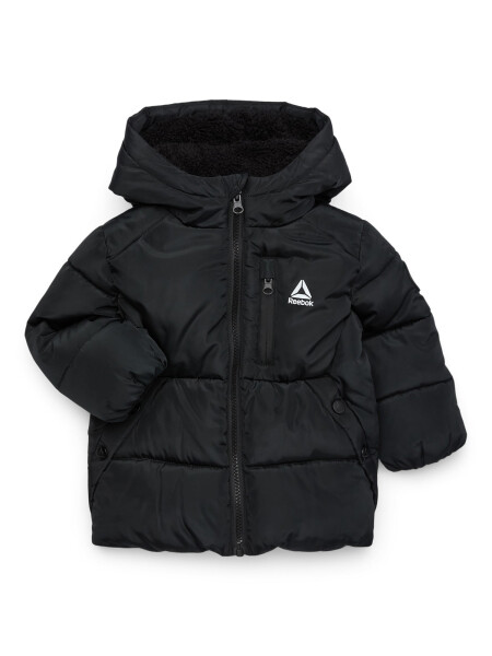 Reebok Toddler Unisex Yuqori Yoqali Paxtalik Kurtka Kapüşonli, Og'ir vaznli, 12M-5T O'lchamlari - 1
