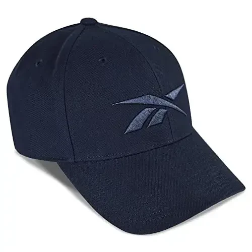 Reebok Vector Baseball Hat | Snapback | Six Panel | Casual | Everyday | Sun Protection | Lightweight | Breathable - 4