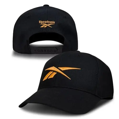 Reebok Vector Baseball Hat | Snapback | Six Panel | Casual | Everyday | Sun Protection | Lightweight | Breathable - 5