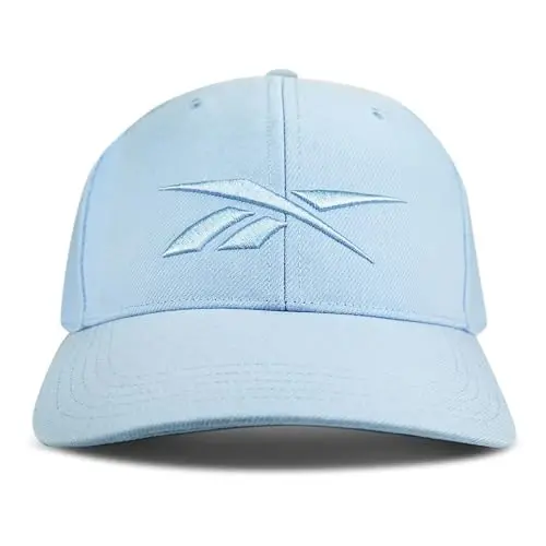 Reebok Vector Baseball Hat | Snapback | Six Panel | Casual | Everyday | Sun Protection | Lightweight | Breathable - 1