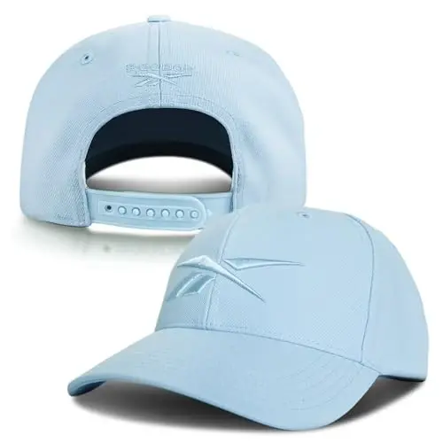 Reebok Vector Baseball Hat | Snapback | Six Panel | Casual | Everyday | Sun Protection | Lightweight | Breathable - 6