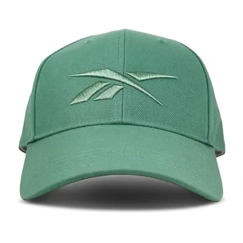 Reebok Vector Baseball Hat | Snapback | Six Panel | Casual | Everyday | Sun Protection | Lightweight | Breathable 