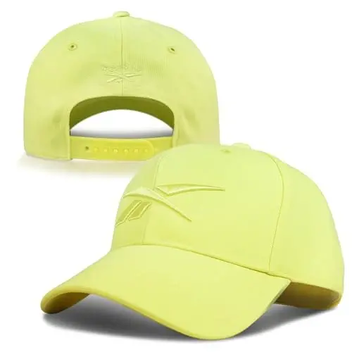Reebok Vector Baseball Hat | Snapback | Six Panel | Casual | Everyday | Sun Protection | Lightweight | Breathable - 6