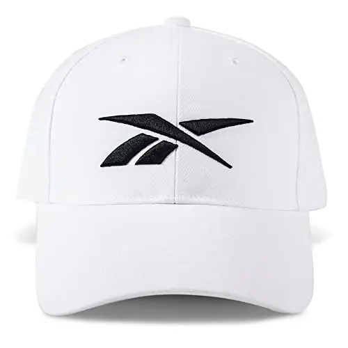 Reebok Vector Baseball Kepkasi | Snapback | Olti Panelli | Kundalik | Har Kungi | Quyoshdan Himoya | Yengil | Nafas Oluvchi - Oq 