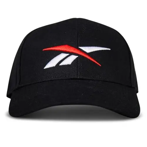 Reebok Vector Baseball Hat | Snapback | Six Panel | Casual | Everyday | Sun Protection | Lightweight | Breathable 