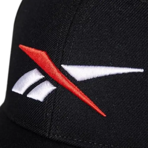 Reebok Vector Baseball Hat | Snapback | Six Panel | Casual | Everyday | Sun Protection | Lightweight | Breathable - 3