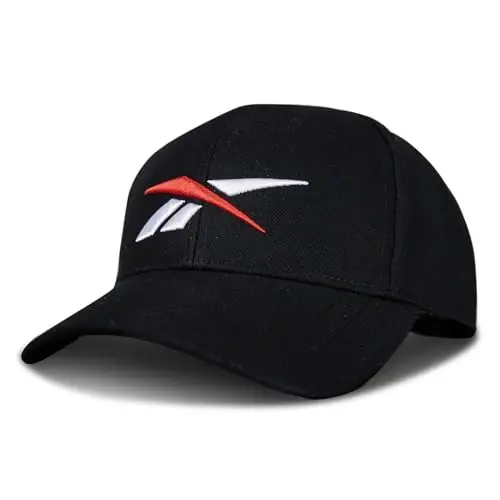 Reebok Vector Baseball Hat | Snapback | Six Panel | Casual | Everyday | Sun Protection | Lightweight | Breathable - 5