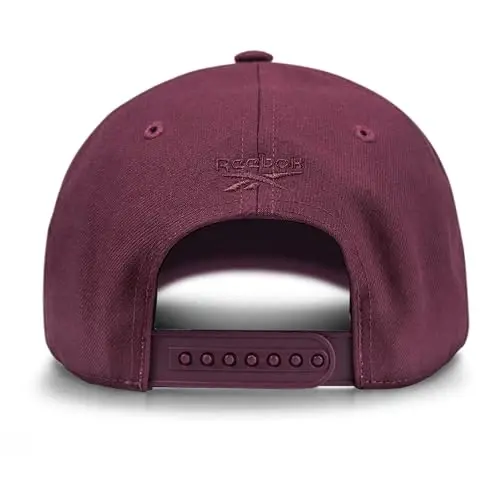 Reebok Vector Baseball Hat | Snapback | Six Panel | Casual | Everyday | Sun Protection | Lightweight | Breathable - 4