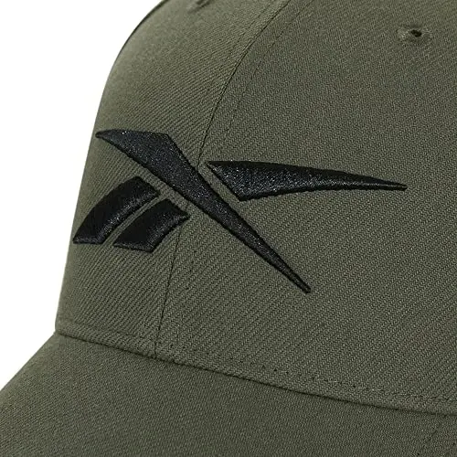 Reebok Vector Baseball Hat | Snapback | Six Panel | Casual | Everyday | Sun Protection | Lightweight | Breathable - 5