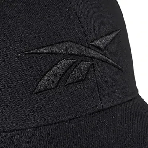 Reebok Vector Hat | Snapback | Adjustable | Everyday | Fitness | Sun Protection | Classic | Baseball Cap - 5