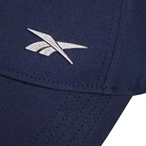 Reebok Women Standard Active Metal Cap with Adjustable Strap (One Size Fits Most), Badge-Vector Navy - 4
