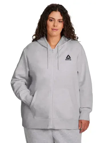 Reebok Women's and Women's Plus Day to Day Zip Up Hoodie, Sizes XS-4X - 1