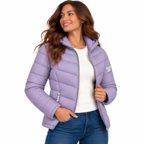Reebok Womens Puffer Jacket Insulated Quilted Winter Parka Coat | Lightweight Glacier-Shield, Sleek Quilted Shell, Lycra-Bound Hood & Hem, Insulated Warmth, Everyday Mobility - Reebok (1)