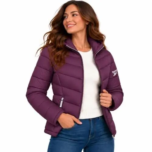 Reebok Womens Puffer Jacket Insulated Quilted Winter Parka Coat | Lightweight Glacier-Shield, Sleek Quilted Shell, Lycra-Bound Hood & Hem, Insulated Warmth, Everyday Mobility - Reebok (1)