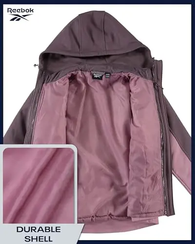 Reebok Womens Ski Jacket - Insulated 3 in 1 Inner Puffer Jacket - Wind and Water Resistant Outerwear Winter Coats for Women - 3