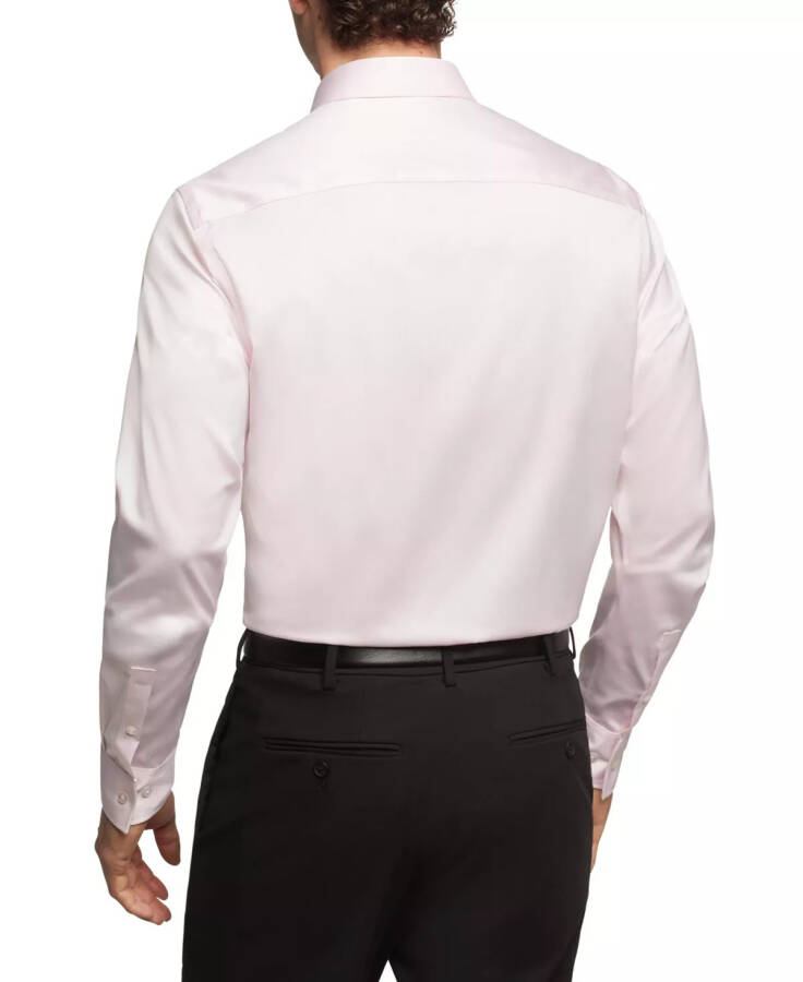 Refined Cotton Stretch, Men's Regular Fit Dress Shirt Pink - 2