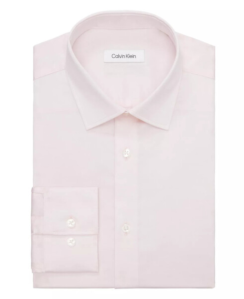 Refined Cotton Stretch, Men's Slim Fit Dress Shirt PINK - 3