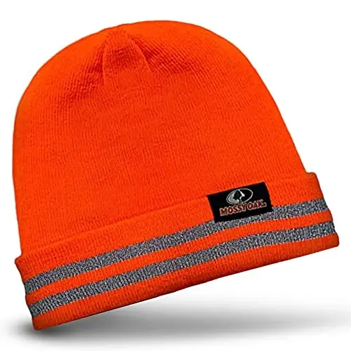 Reflective Rib Knitted Womens & Mens Hats - Warm and Cozy Beanie Hat - Unisex Winter Hat - 6