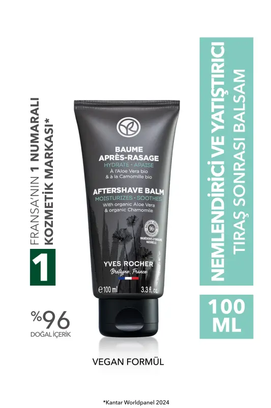 Refreshing and Soothing Aftershave Balm - 100 Ml - YVES ROCHER