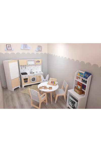 Refrigerator Light Wooden Play Kitchen (xxl) - 23