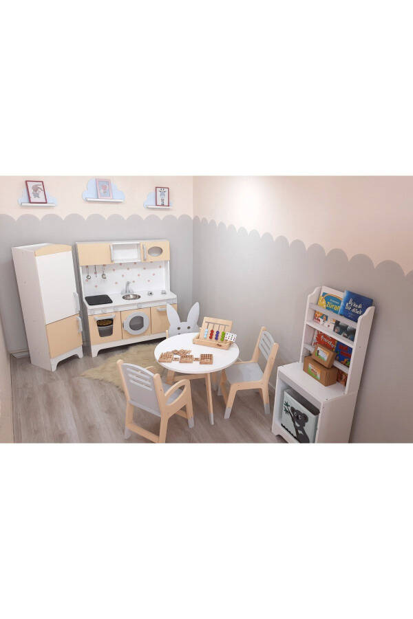 Refrigerator Light Wooden Play Kitchen (xxl) - 18