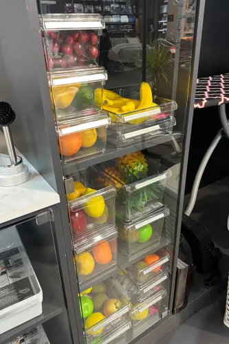 Refrigerator Organizer Storage Rack 310*180*150 mm Transparent - PRIMA NOVA (1)