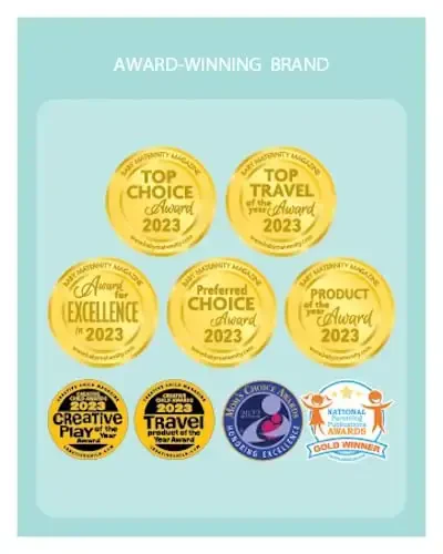 Regalo bolalar va o‘smirlar uchun baland stul, tozalash oson, mustahkam mukofotga sazovor bo‘lgan brend, stakan ushlagichi bo‘lgan katta olinadigan patnis, besh nuqtali kamarlar, oq - 3