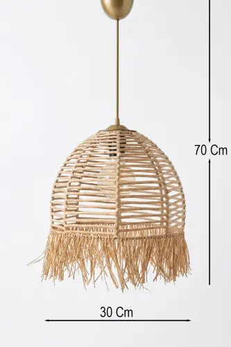 Regner Handmade Avize Natural Hnmd-42-Açık Kahve - 4