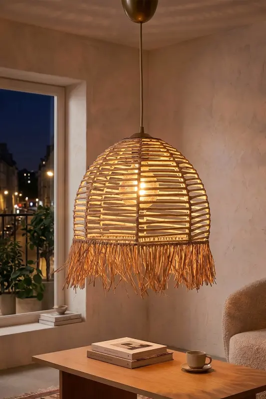 Regner Handmade Chandelier Natural Hnmd-42-Light Brown - 3