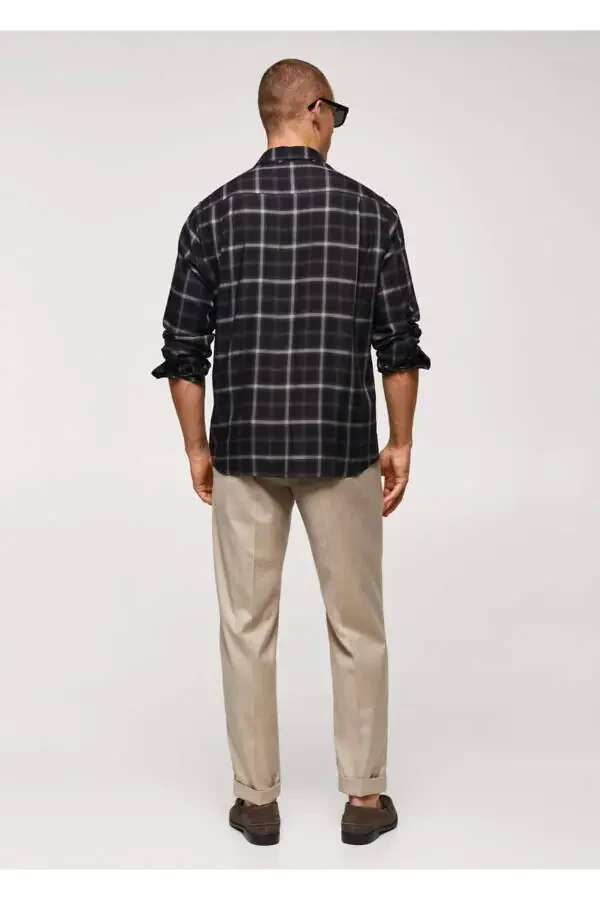 Regul fit chizilgan ko'ylak - 4