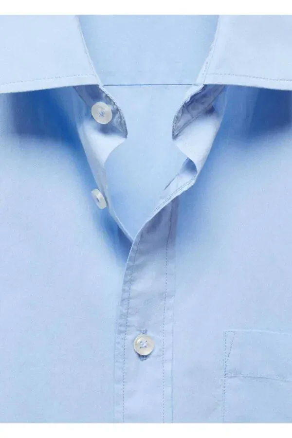 Regular Fit 100% Cotton Pocket Shirt - 7