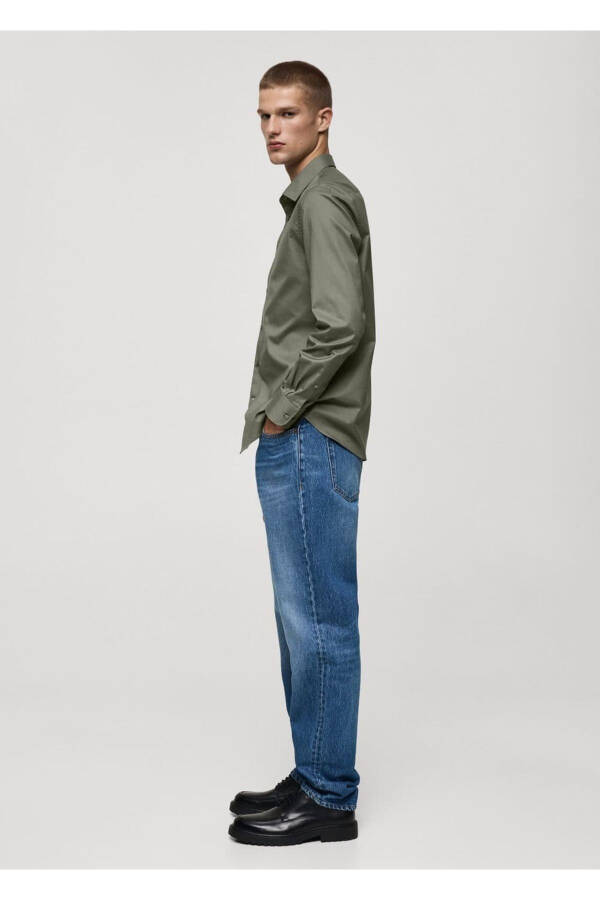 Regular Fit 100% Cotton Shirt - 5
